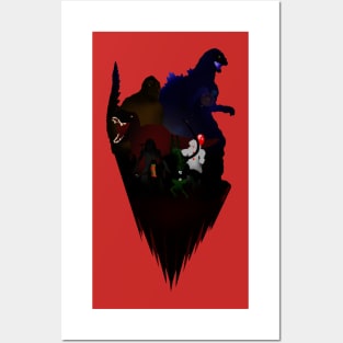 Monsters Posters and Art